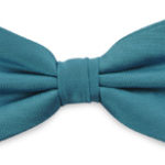 Strik polyester satijn turquoise